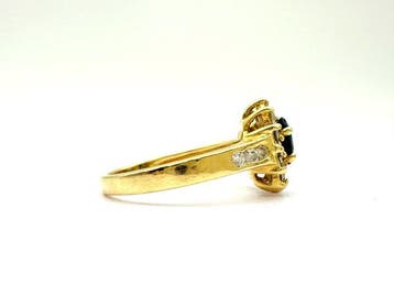 Zonder minimumprijs - Ring - 18 karaat Geel goud - 0.40ct.