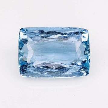 1 pcs Blauw Aquamarijn - 5.22 ct - nternational Colored, Nieuw