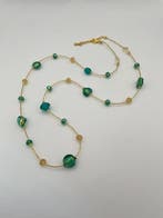 24 carats - verre de Murano, Or jaune - Collier - verre de