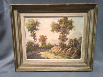French School (XX), Signed Giroux - Paysage corse, Antiquités & Art