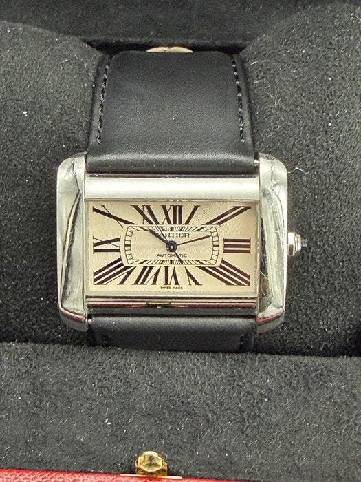 Cartier - Tank Divan XL Automatic - 2612 - Heren - 2000-2010, Bijoux, Sacs & Beauté, Montres | Hommes