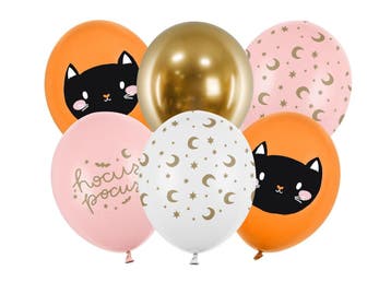 Gekleurde Halloween Ballonnen 30cm 6st, Hobby en Vrije tijd, Verzenden, Nieuw