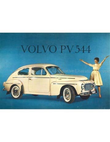 1960 VOLVO PV 544 LEAFLET NEDERLANDS, Nieuw