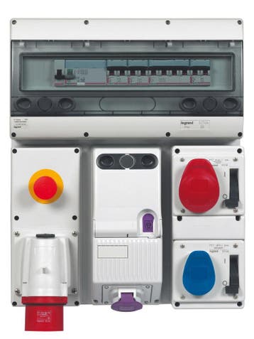 Legrand inbouwstopcontact 400V 16A 5P IP44 P17 met slot -, Verzenden
