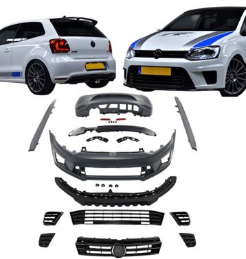 WRC Bodykit | geschikt voor Volkswagen Polo 6R/6C | 2009-201, Verzenden