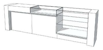 *TIP* Toonbank U-Frame Thick C-PUH-015-COMP, Ophalen of Verzenden