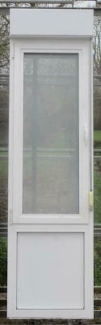 aluminium raam , chassis 62 x 224 / 203 wit / zwartgrijs, Bricolage & Construction, Châssis & Portes coulissantes, Ophalen of Verzenden