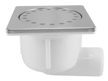 Doucheplug 10x10 zijuitlaat RVS, Ophalen of Verzenden, Nieuw