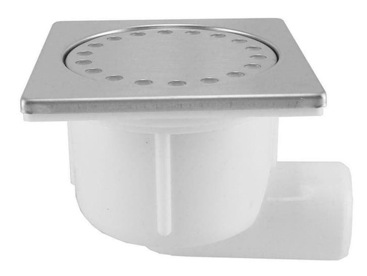 Doucheplug 10x10 zijuitlaat RVS, Doe-het-zelf en Bouw, Buizen en Afvoer, Ophalen of Verzenden