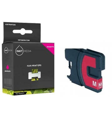 Brother LC-980M inktcartridge Magenta  inktmedia huismerk, Computers en Software, Printers, Verzenden, Nieuw
