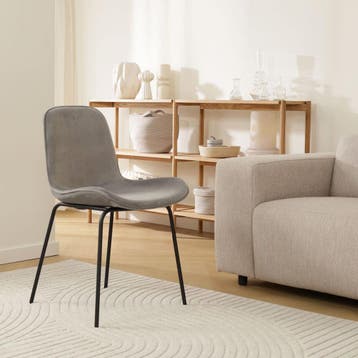 Grijze eetkamerstoel | Velvet | Fluweel | Aanbieding, Verzenden