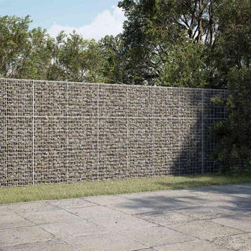 vidaXL Gabion met 3,5 mm Draad en 5x2,5 cm Gaas 250x30x150, Tuin en Terras, Verzenden, Nieuw