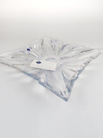 Bohemia Crystal - Bord - Prinses - Kristal - Geen lood in, Antiek en Kunst