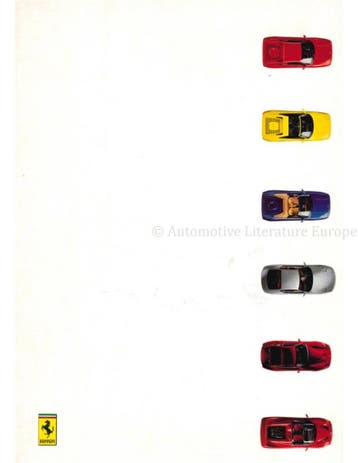 1997 FERRARI PROGRAMMA PERSMAP ENGELS | ITALIAANS 1148/97, Nieuw