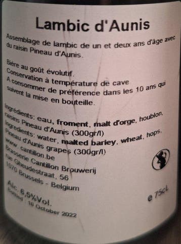 Cantillon - Diverse Lambic-bieren - zie beschrijving - 75cl, Collections, Vins