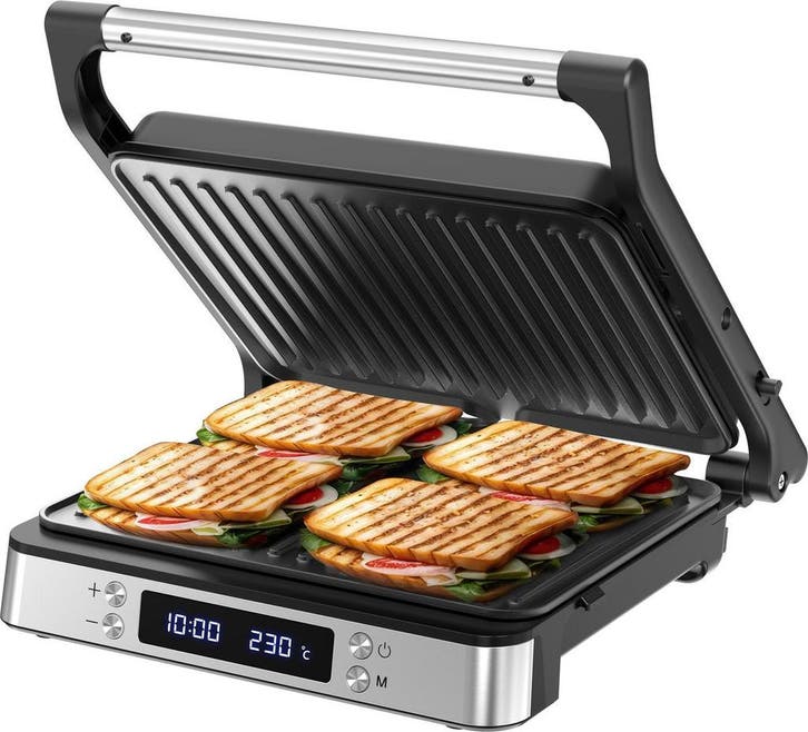 Contactgrill - Tosti apparaat - Tosti ijzer - Grill apparaat, Elektronische apparatuur, Contactgrills, Nieuw, Verzenden
