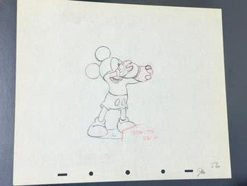Walt Disney - Mickey Mouse-productie-tekening (1939) -, Nieuw