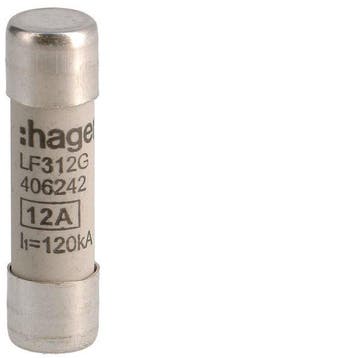 Fusible Cylindrique Industriel 12A 500V 10x38mm - LF312G [10, Verzenden