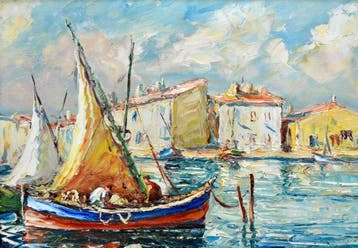 Joseph Hurard (1887-1956) - La Pointe du Brescon, aux