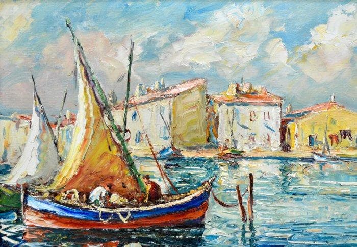 Joseph Hurard (1887-1956) - La Pointe du Brescon, aux, Antiquités & Art, Art | Peinture | Classique