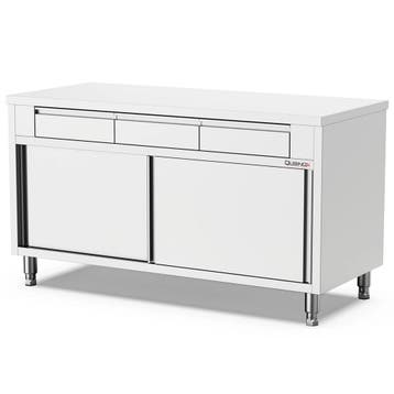 Werkbank | 700 LINE | RVS | Schuifdeuren + Laden | Diepte, Verzenden, Nieuw in verpakking