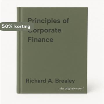 Principles of Corporate Finance 9780071007566, Verzenden, Richard A. Brealey