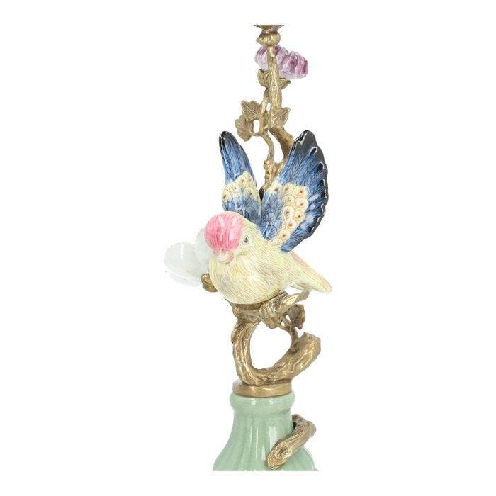 Kaarsenhouder - Brons, Porselein, Antiquités & Art, Antiquités | Meubles | Tables