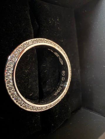 Other brand - Bague de fiançailles - 18 carats Or blanc -, Bijoux, Sacs & Beauté