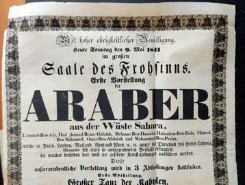 - Erste Vorstellung der Araber aus der Wüste Sahara - 1841, Antiek en Kunst, Antiek | Boeken en Manuscripten