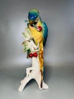 Karl Ens, Volkstedt - Beeldje - Parrot on branch - Porselein