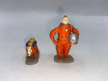 Pixi - Tintin - Objectif Lune – Tintin & Milou essayant les