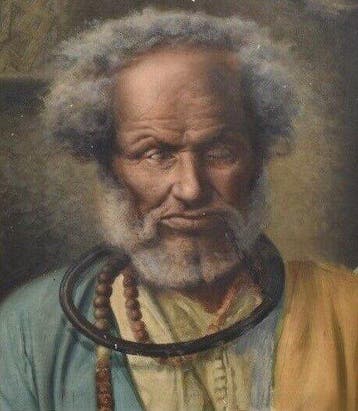 Seguace di Ludwig Deutsch (XIX-XX), Suiveur de - Ritratto