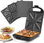 Tosti apparaat - Tosti ijzer - Contactgrill - Wafelijzer - 1, Verzenden, Nieuw