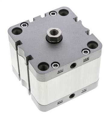 ISO 21287 Compacte Dubbelwerkende Cilinder 80-25mm -, Doe-het-zelf en Bouw, Verzenden, Nieuw
