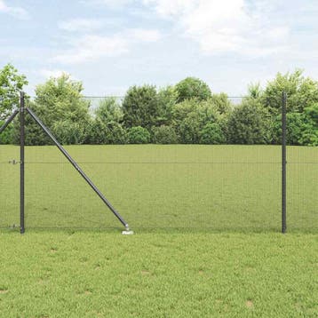 vidaXL Gelast Draadhek met Spikes 10 x 1,4 m PVC-gecoate, Verzenden, Nieuw