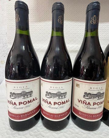 1996, 1997 Bodegas Bilbaínas, Viña Pomal & 1996 Martínez, Nieuw