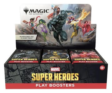 Magic: The Gathering - Marvel Super Heroes Play Booster Box, Ophalen of Verzenden, Nieuw