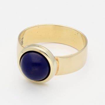Ring - 14 karaat Geel goud - Simili, Nieuw