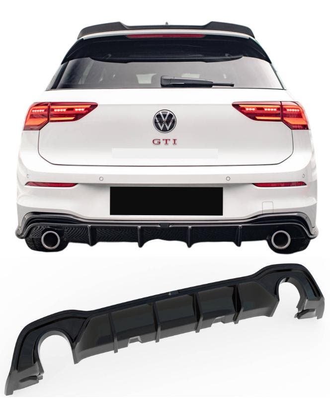 Diffuser | Volkswagen | Golf 8 2020+ hatchback | GTI / GTE /, Auto diversen, Tuning en Styling, Verzenden