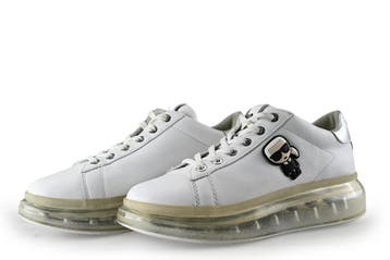 Karl lagerfeld Sneakers in maat 38 Wit, Verzenden, Wit, Karl lagerfeld, Zo goed als nieuw