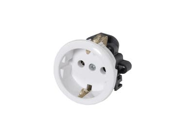 Martin Kaiser 1-Way Inbuilt Device Socket With Shutter Black, Doe-het-zelf en Bouw, Verzenden, Nieuw