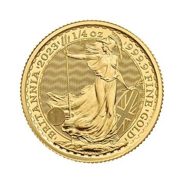 Gouden Britannia munt 1/4 troy ounce