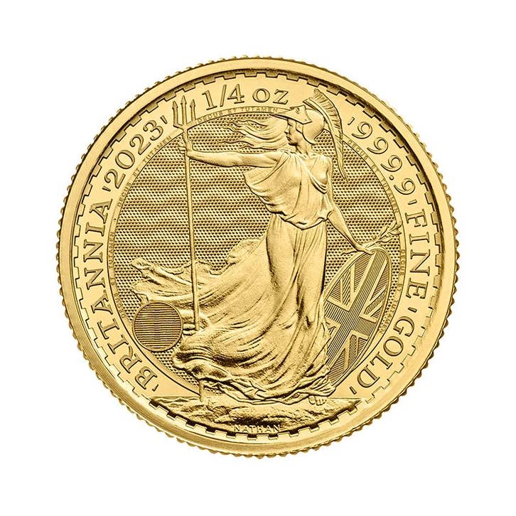 Gouden Britannia munt 1/4 troy ounce, Timbres & Monnaies, Métaux nobles & Lingots