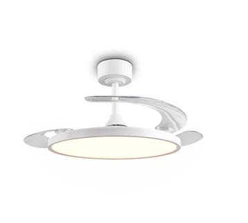 Trio KASFJORD VENTILATOR plafondlamp | LED | wit mat | Ø 106, Huis en Inrichting, Verzenden, Nieuw