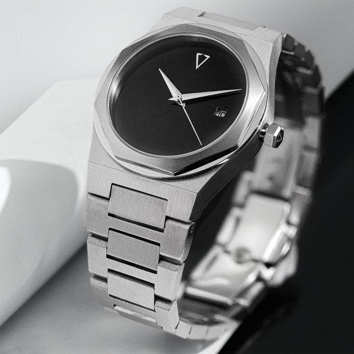 Aryon - Aryon Nature Noir Automatic - 60 Hours Power reserve, Handtassen en Accessoires, Horloges | Heren