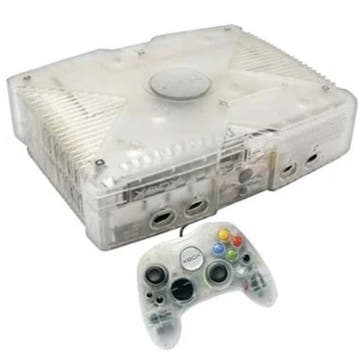 Xbox Classic Crystal + Controller, Consoles de jeu & Jeux vidéo, Consoles de jeu | Xbox Original, Ophalen of Verzenden
