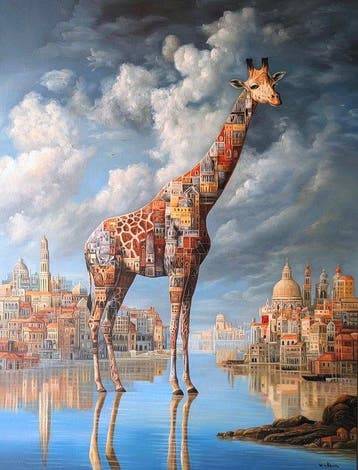 Wilhem VON KALISZ (XX-XXI) - The Earth is Beautiful as a, Antiek en Kunst