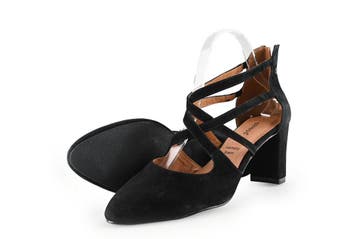 Manfield Pumps in maat 39 Zwart, Verzenden, Pumps