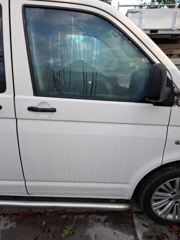 VOLKSWAGEN TRANSPORTER T5 T6  PORTIER RECHTS (plaatwerk), Gebruikt, Rechts, Ophalen of Verzenden, Volkswagen