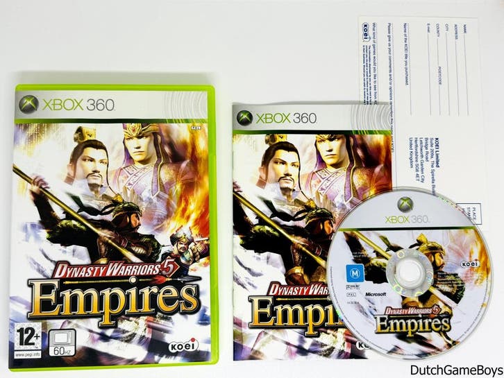 Xbox 360 - Dynasty Warriors 5 - Empires + Reg. Card - Englis, Games en Spelcomputers, Games | Xbox 360, Gebruikt, Verzenden